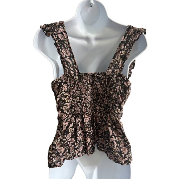 ✨3 for $18✨ Old Navy Women’s Floral Ruffled Tank - Picture 2 of 3